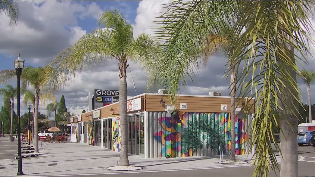 Outdoor container park open in Wesley Chapel
